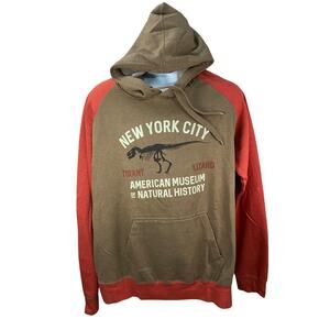 MV Sport American Museum of Natural History Hoodie XL Brown Red